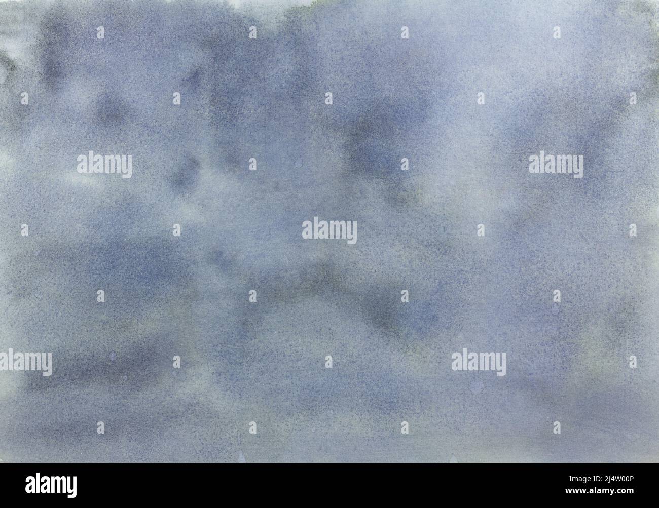 Aquarell abstrakte Malerei mit trüber Textur und funkeln glänzenden Elementen, weichen grauen und silbernen Vintage-Hintergrund. Stockfoto