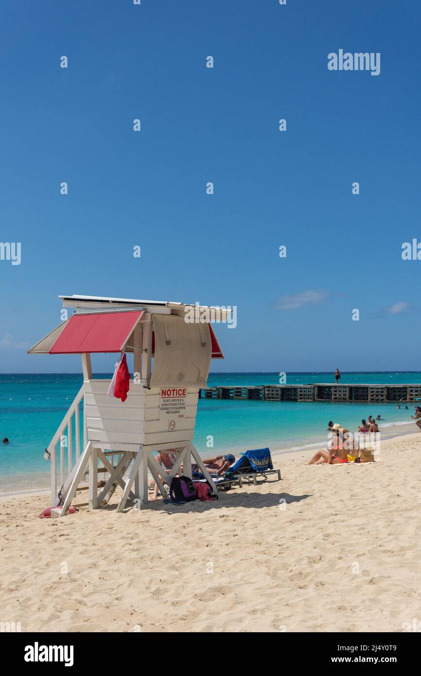 Doctor's Cave Beach, Montego Bay, St James Parish, Jamaica, Greater Antilles, Karibik Stockfoto