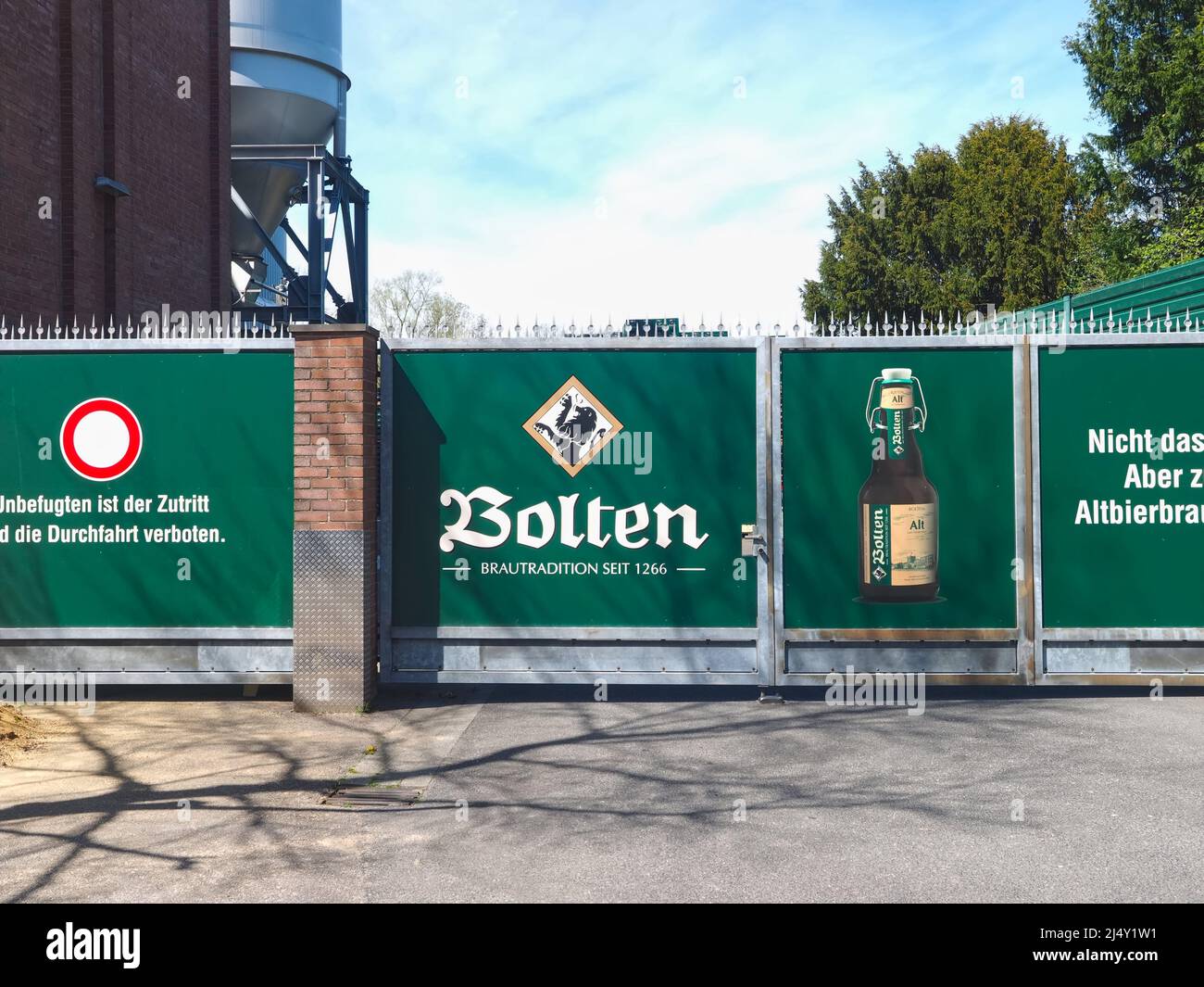 Bolten Bierbrauerei in Korschenbroich Neersbroich in Deutschland Stockfoto