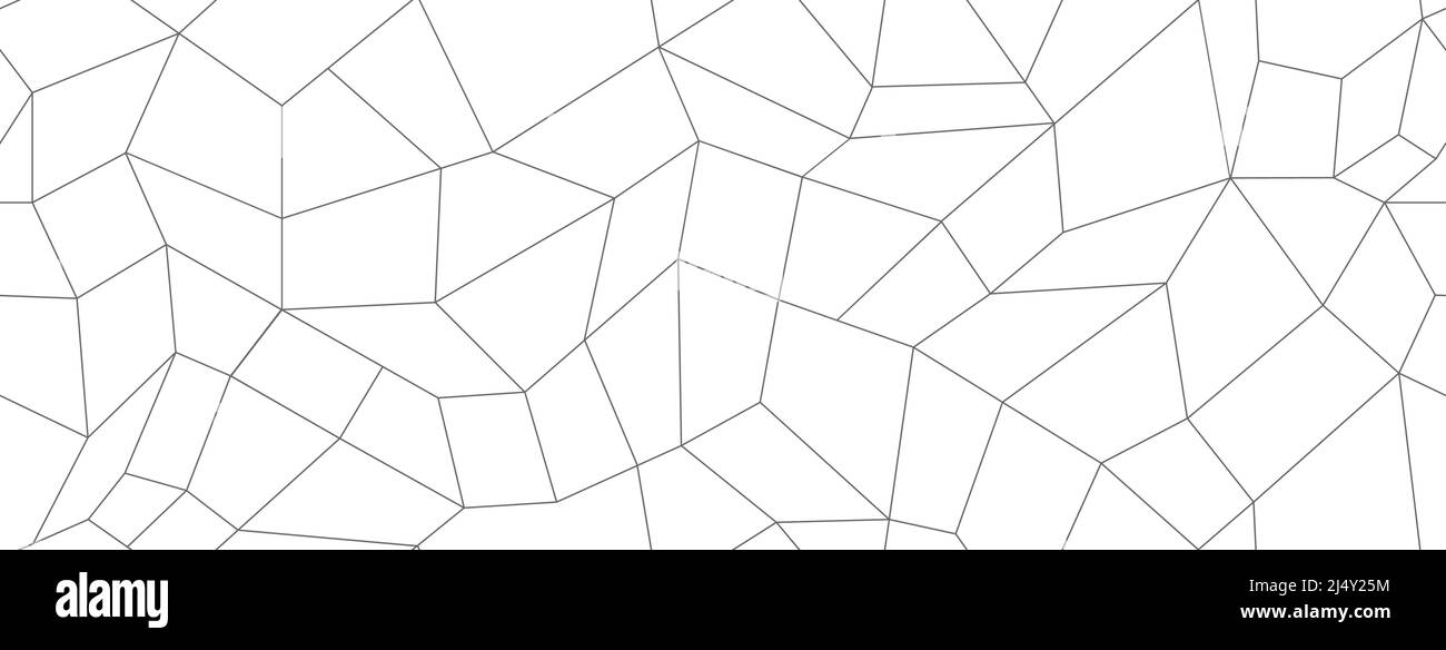 Nahtloses abstraktes Muster von Verbindungslinien. Illustration für Textur, Textilien, Banner, einfache Hintergründe und kreatives Design. Vektordesign Stock Vektor