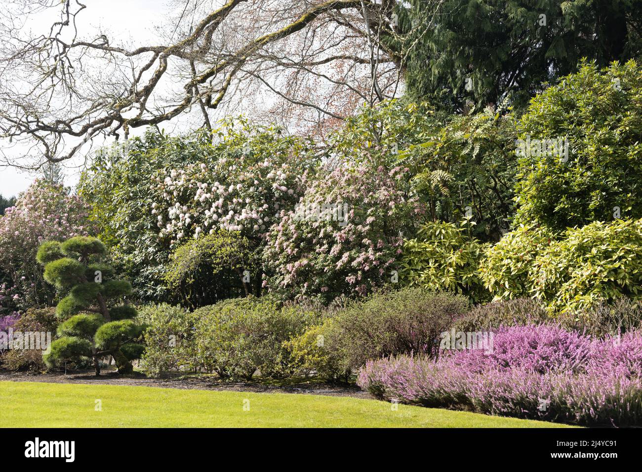 Butchart Gardens in Victoria, BC, Kanada. Stockfoto