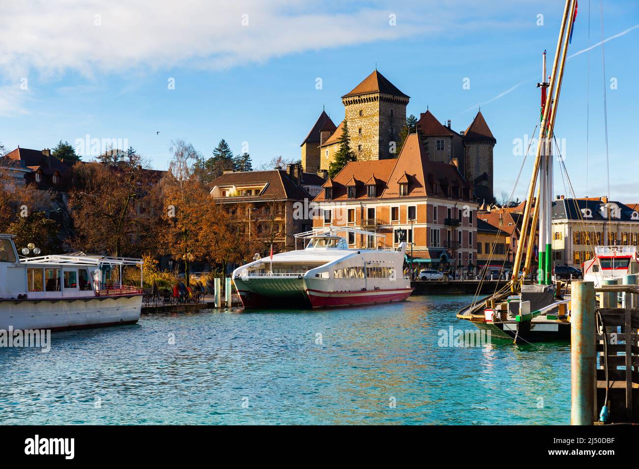 Stadtbild von Annecy, Haute-Savoie, Frankreich Stockfoto