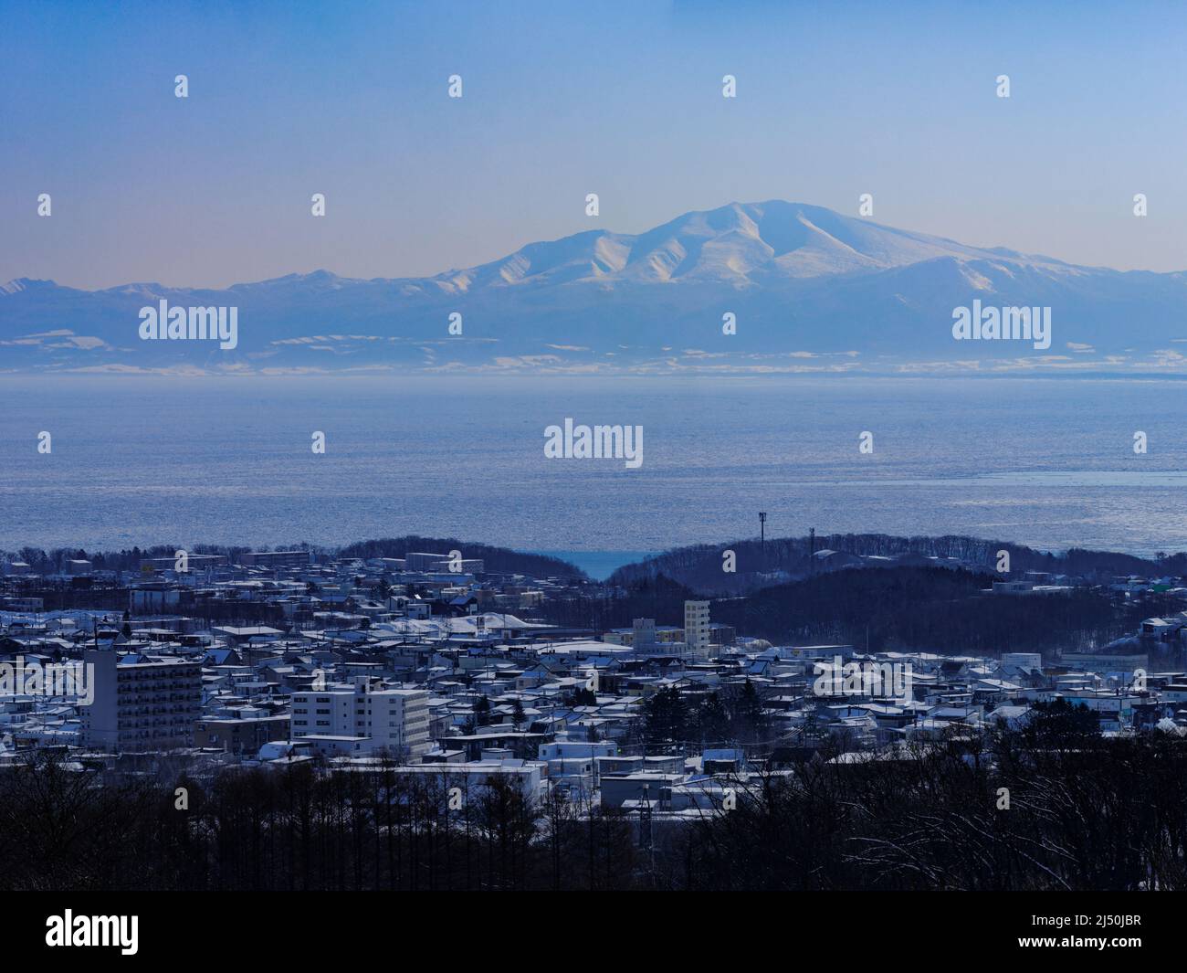 Drift Ice in Abashiri, Hokkaido, Japan Stockfoto