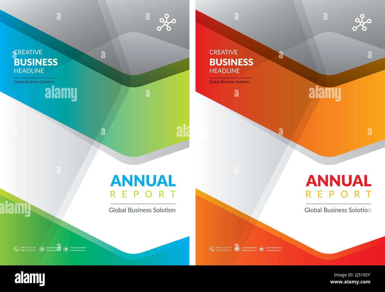 Modern Annual Report Catalogue Cover Design Template Abt. zum Flyer, Broschüre, Katalog, Magazin, Cover, Broschüre, Präsentation, Website, Banner usw. Stock Vektor