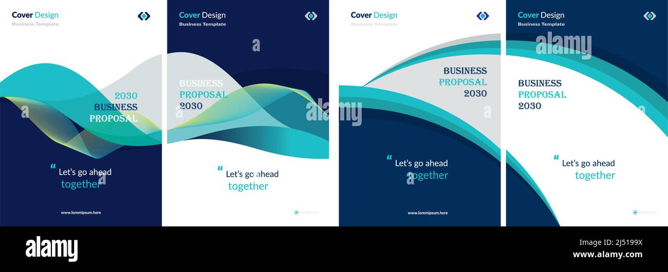 Business Proposal Cover Design Template ist geschickt bei Mehrzweckprojekten wie Jahresberichten, Broschüren, Flyern, Postern, Präsentationen, Usw. Stock Vektor