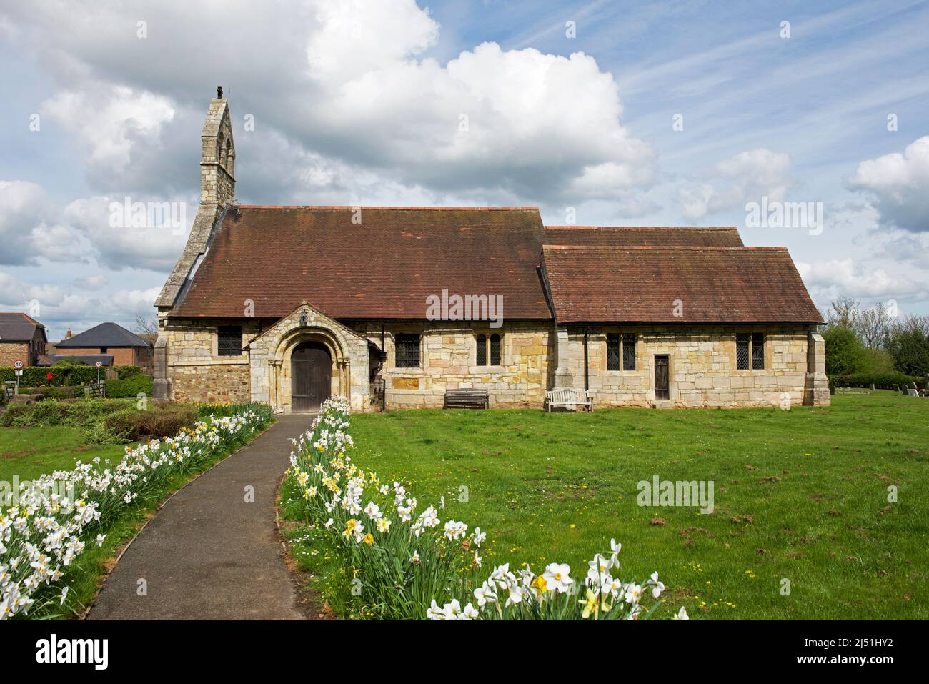 St Helen's Church, Bilton in Ainsty, North Yorkshire, England, Großbritannien Stockfoto