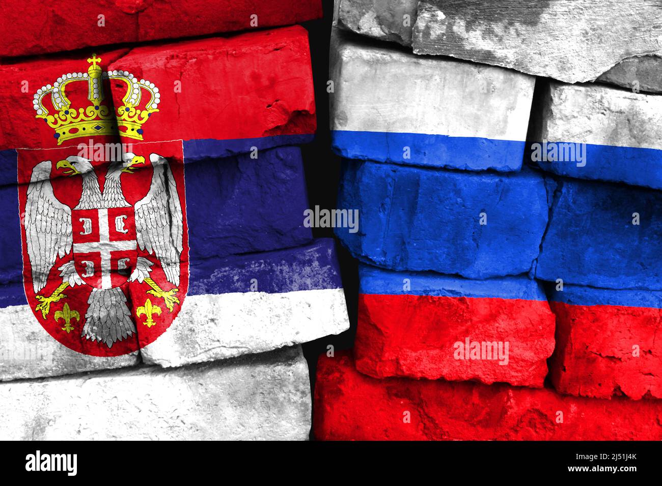 Serbien ukraine flagge -Fotos und -Bildmaterial in hoher Auflösung