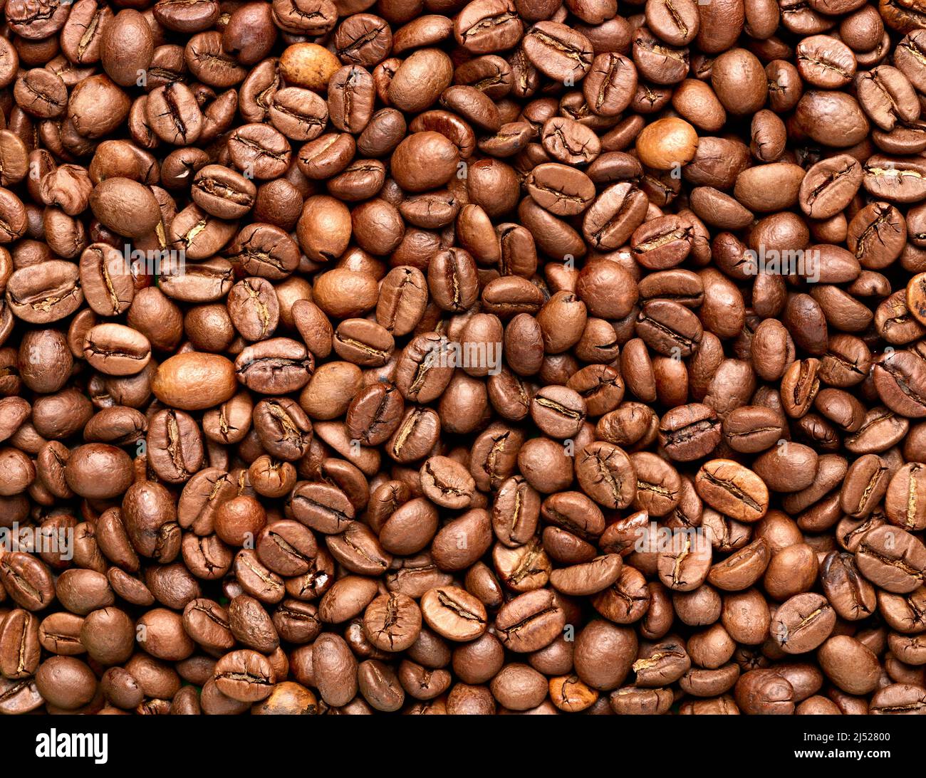 Kaffeebohne braun geröstetes Koffein Espresso Samen Stockfoto