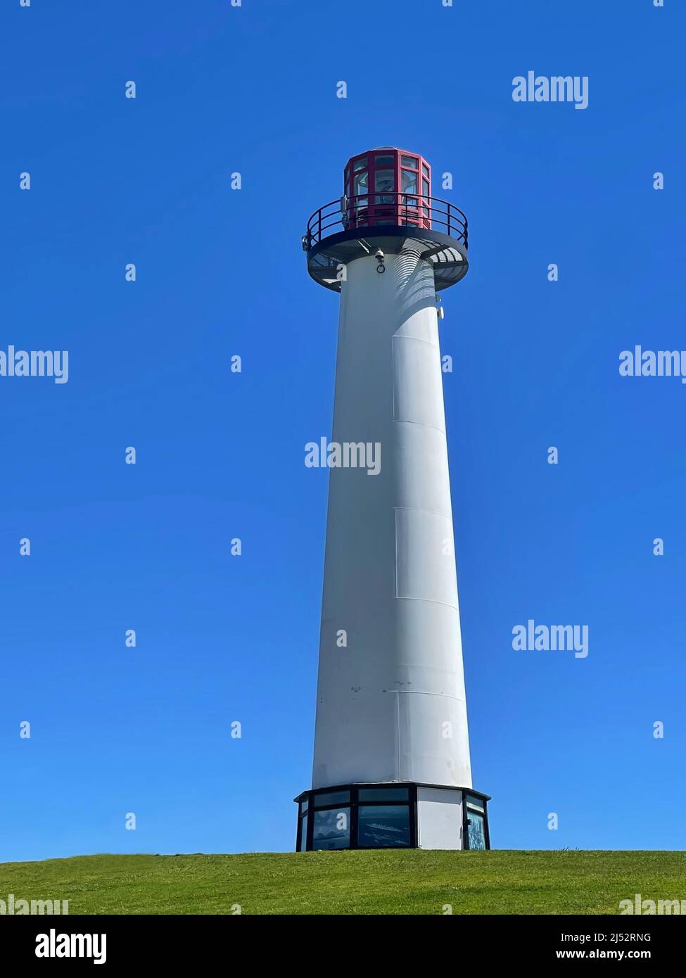 Nahaufnahme des Lions Lighthouse, Shoreline Marina, Long Beach, Kalifornien, USA Stockfoto