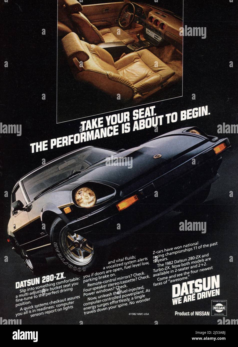 Werbespot des „Playboy“-Magazins vom Mai 1982, USA Stockfoto