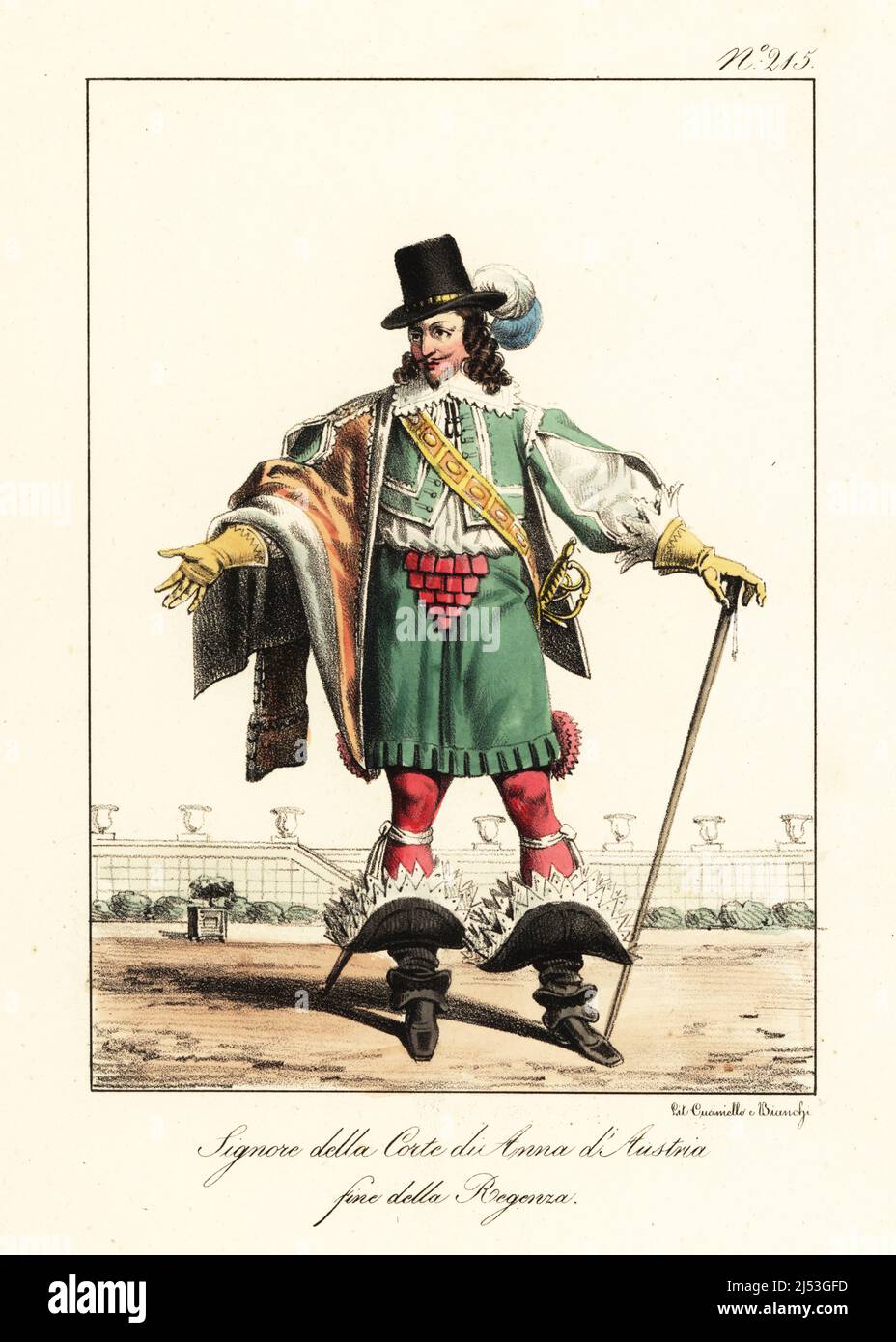 Herr am Hof von Königin Anne von Österreich am Ende der französischen  Regency, um 1650. In pumed Hut, kurzen Umhang, Jacke mit schlitzten Ärmeln,  doublet, Pantalons, Schlauch, und cavalier Stiefel. Seigneur de