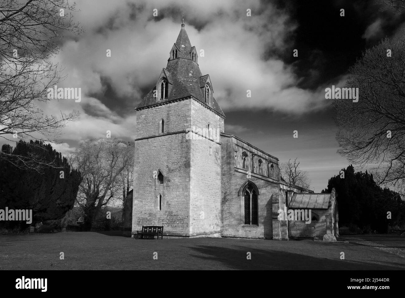 St. Thomas Church, Burton Le Coggles Village, South Kesteven, Lincolnshire County, England, Großbritannien Stockfoto