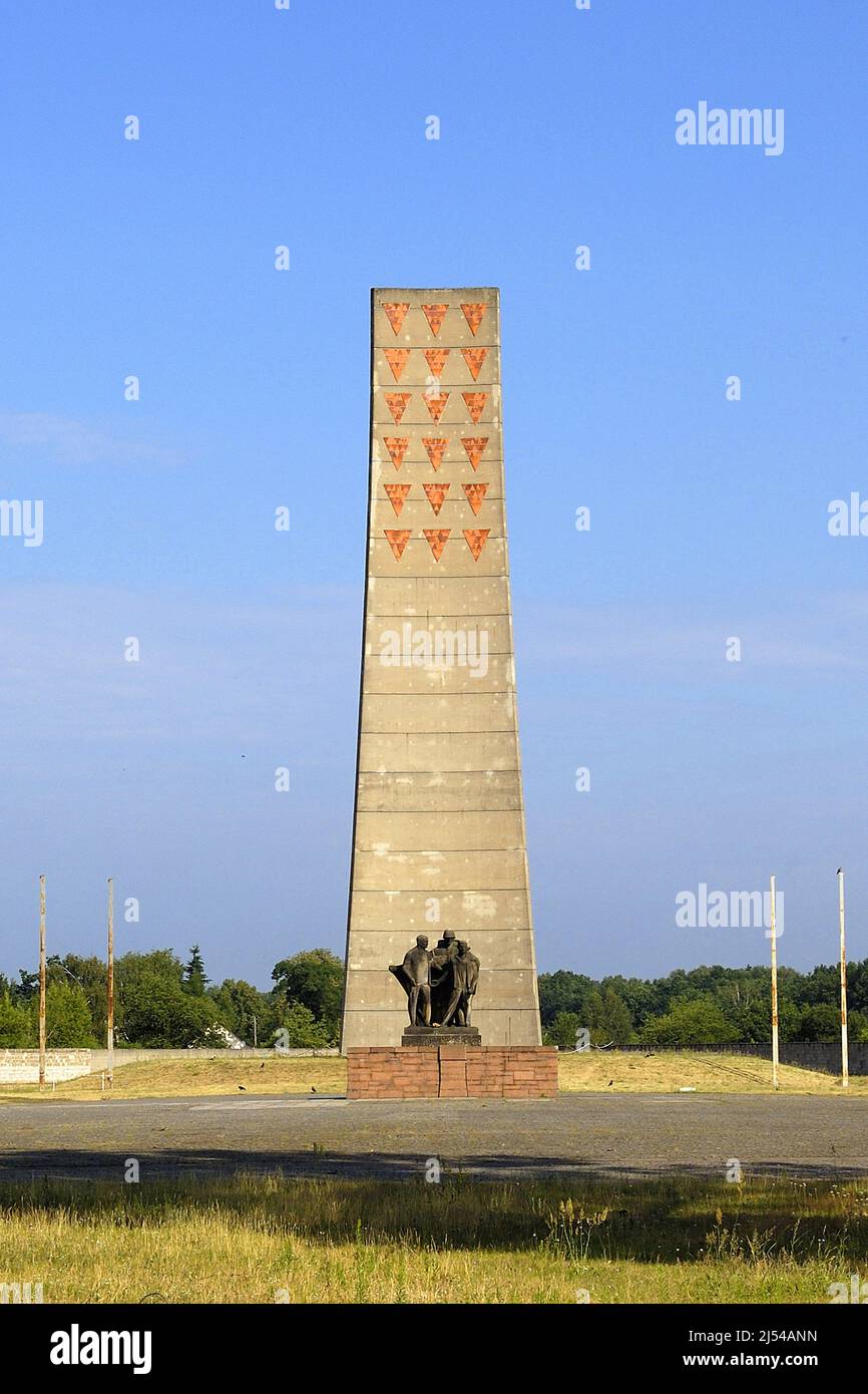 Gedenkstätte für die Toten des Konzentrationslagers Sachsenhausen bei Berlin, Deutschland, Berlin Stockfoto