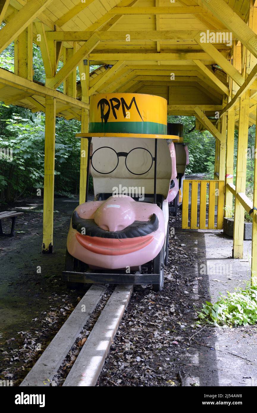 Spreepark, Fun Ride im ehemaligen Freizeitpark der DDR, Deutschland, Berlin Stockfoto