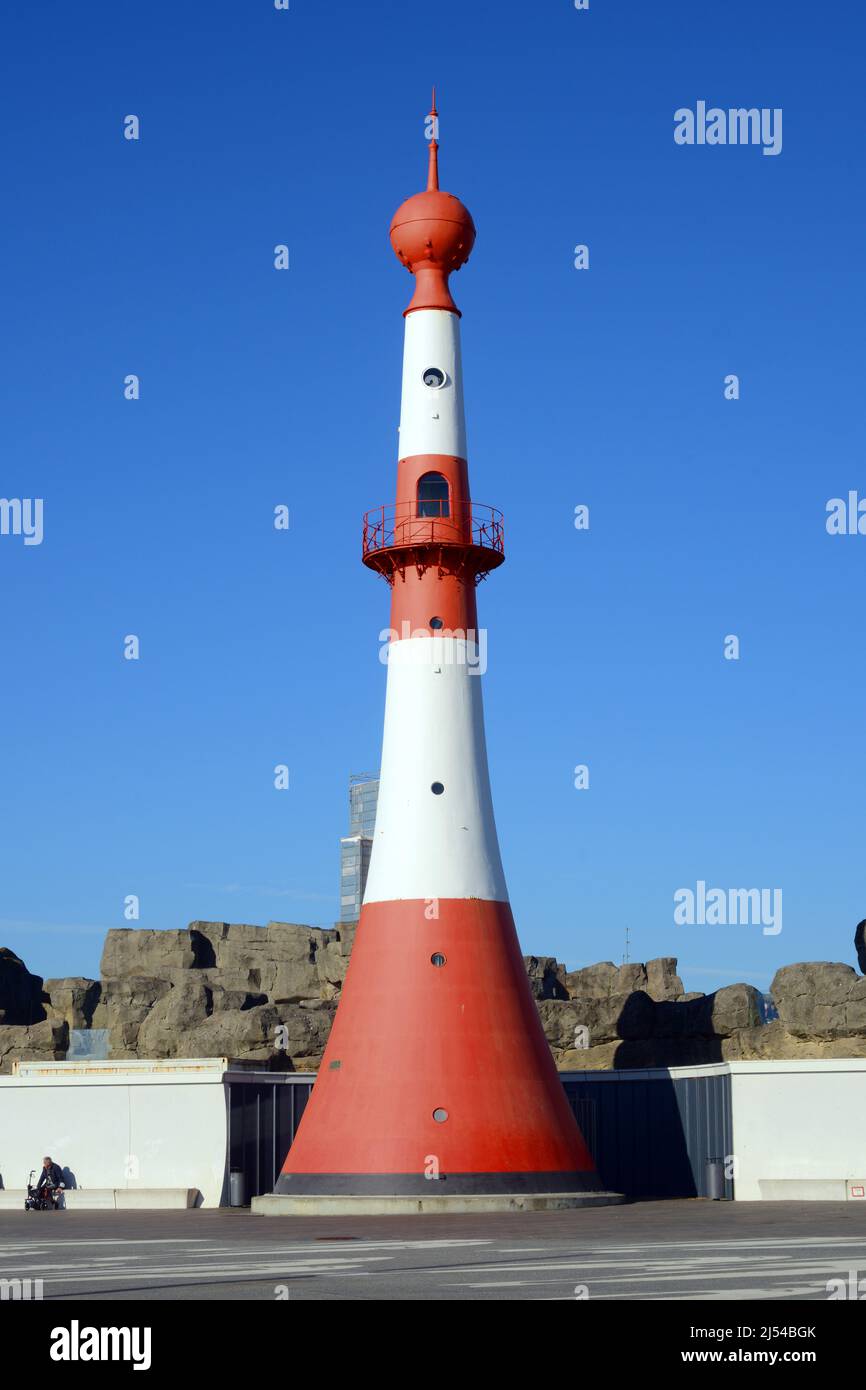 Leuchtturm Bremerhaven - Leuchtfeuer, Deutschland, Bremerhaven Stockfoto