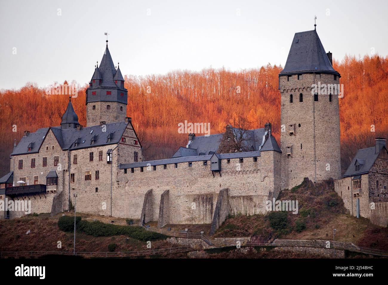 Burg Altena, Deutschland, Nordrhein-Westfalen, Sauerland, Altena Stockfoto