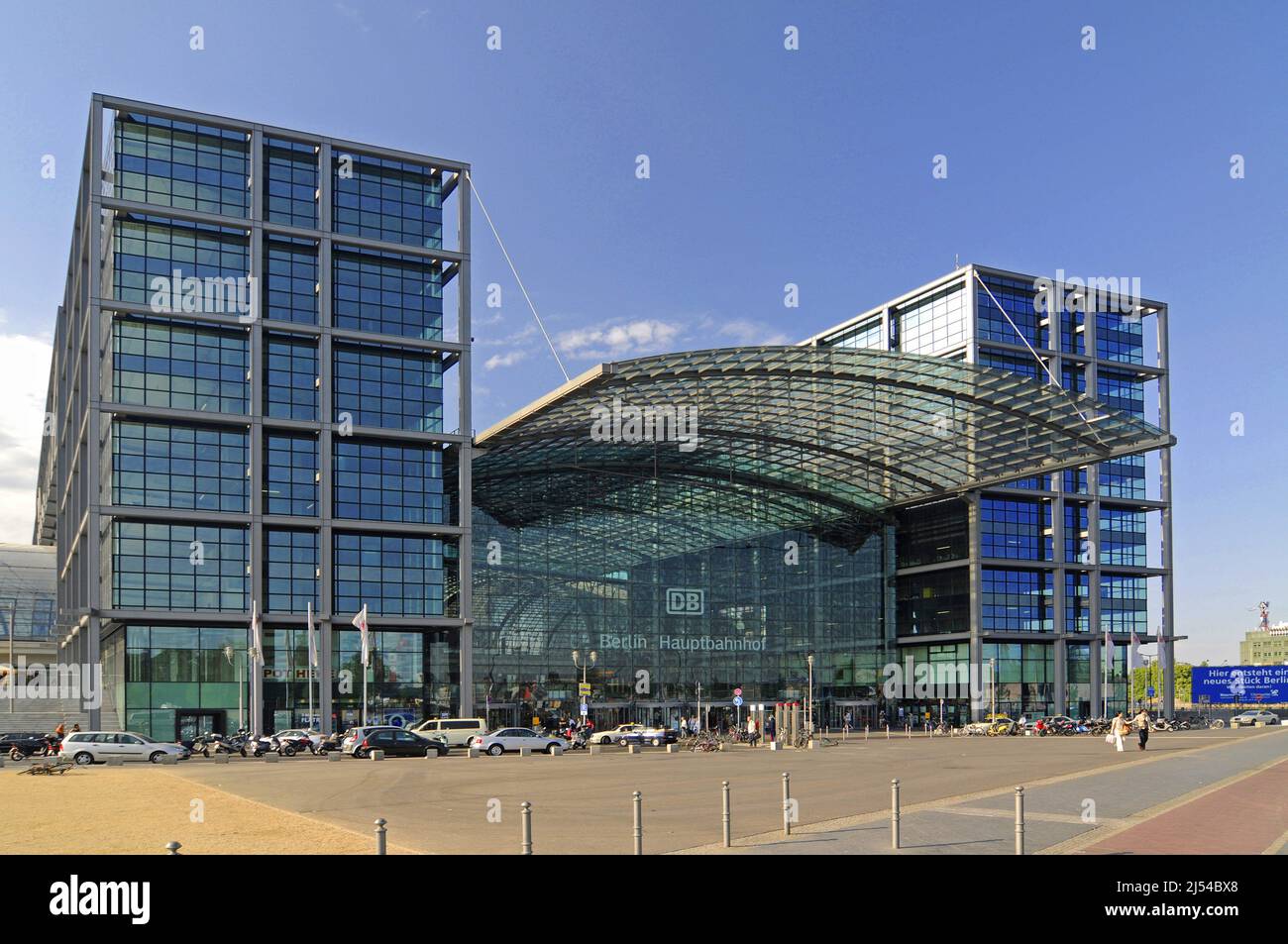 Berlin Hauptbahnhof, Lehrter Bahnhof, Deutschland, Berlin Stockfoto
