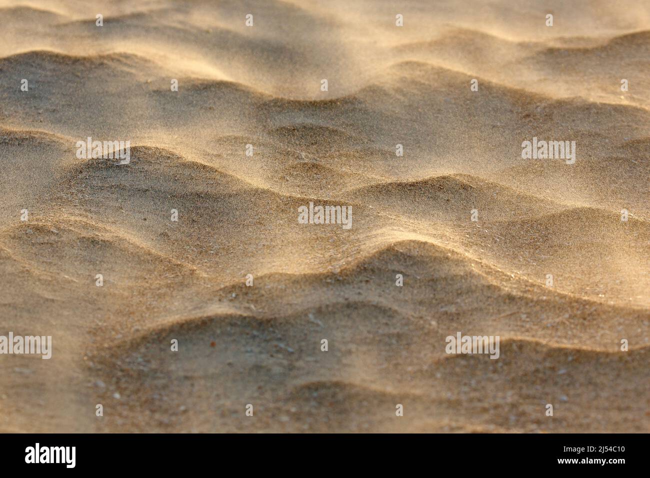 Sturm am Sandstrand, Hurkan Eunice, Zeynep, 02/19/2022, Belgien, Westflandern, Nieuwpoort Stockfoto