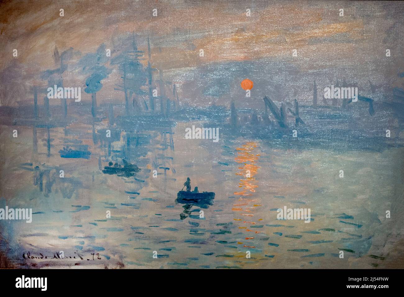 Impression Sunrise, Claude Monet, 1872, Musée Marmottan Monet, Paris, Frankreich, Europa Stockfoto