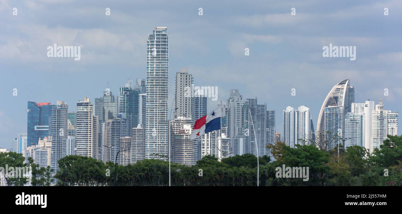 Stadtbild Wolkenkratzer, Panama City, Panama Provinz, Republik Panama Stockfoto