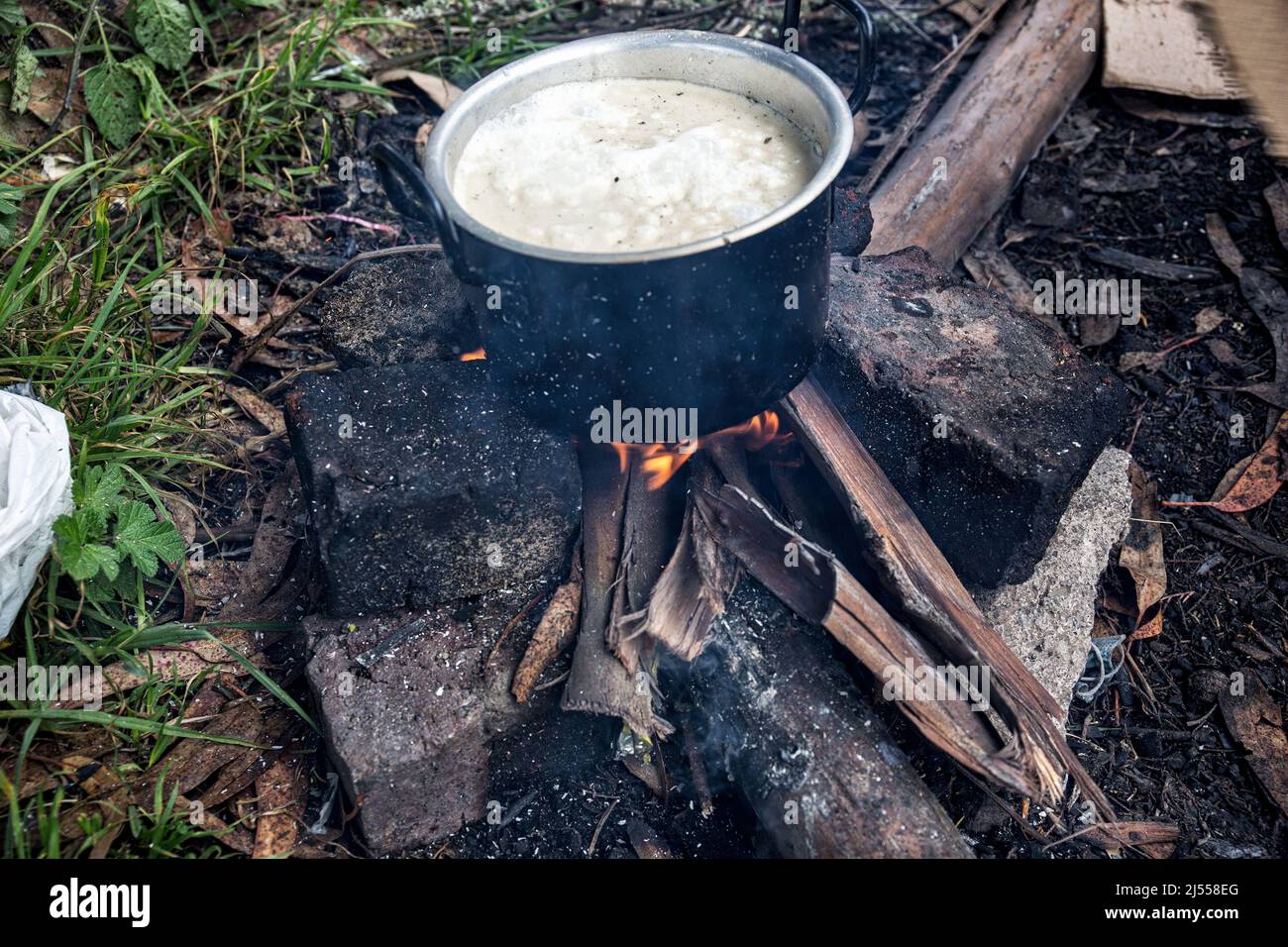 Einwanderung legal und illegal, Venezuela, Kolumbien, Ecuador, Südamerika Stockfoto