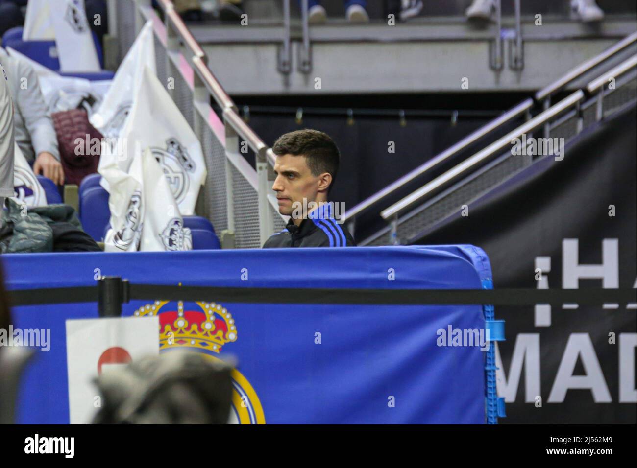 Madrid, Spanien. 20. April 2022. 20.. April 2022; Wizink Center; Madrid, Spanien; Turkish Airlines Euroleague Basketball; Spanien, Real Madrid vs Maccabi Playtika Tel Aviv; 900/Cordon Pressequelle: CORDON PRESS/Alamy Live News Stockfoto