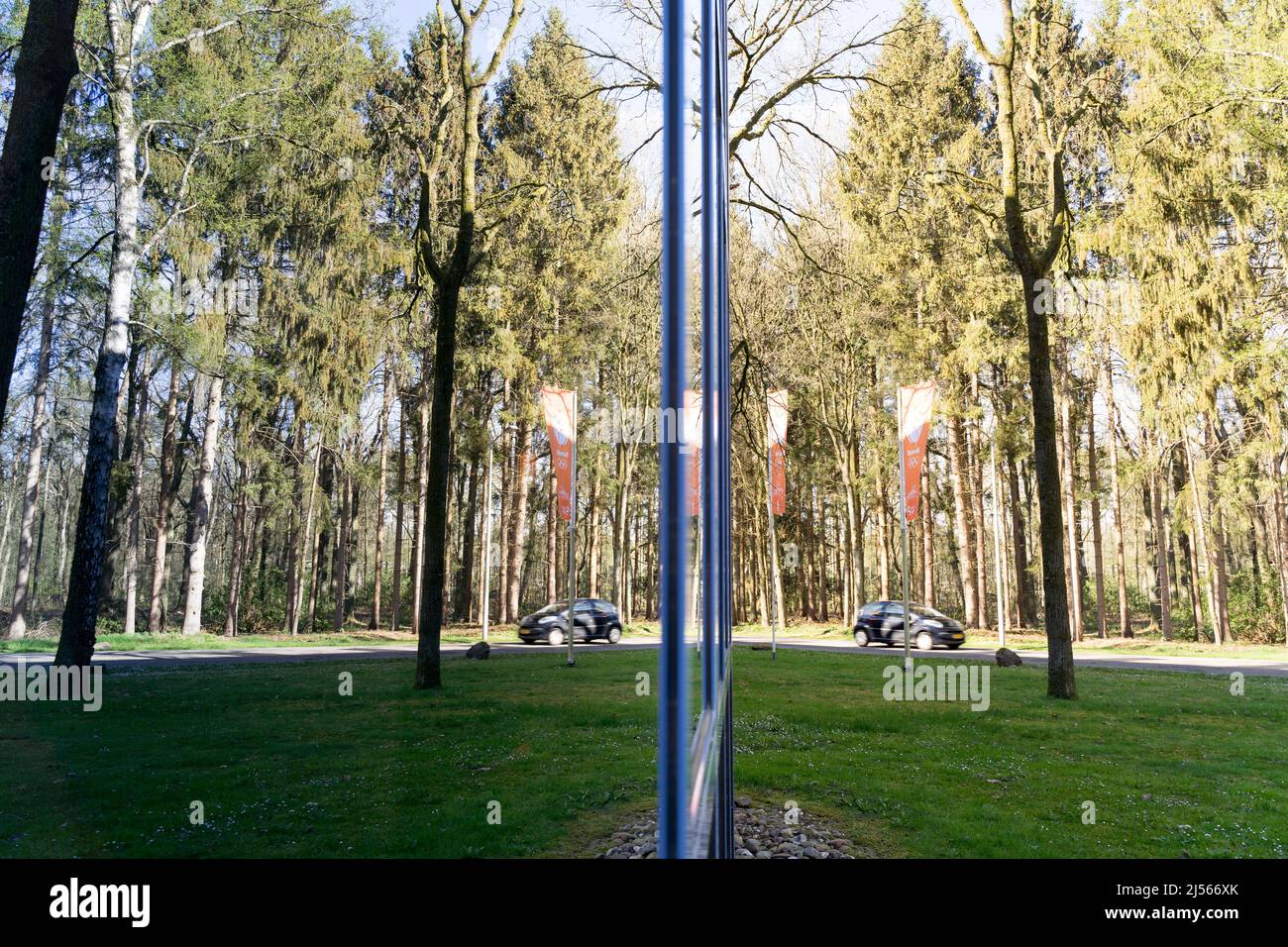Sonniger Frühling in Arnhem Niederlande Stockfoto
