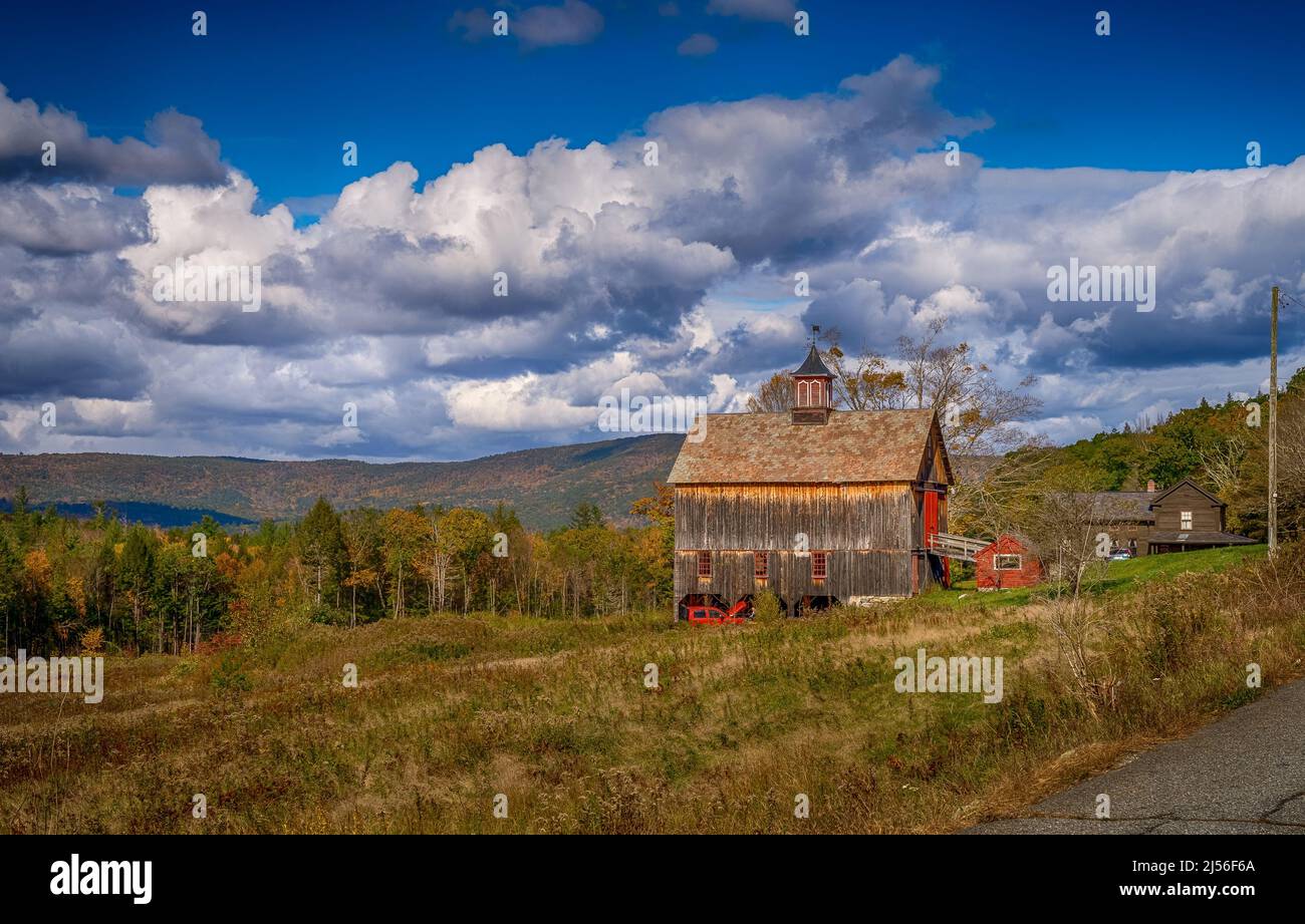 Ein altes Scheunenhaus in Neuengland Stockfoto