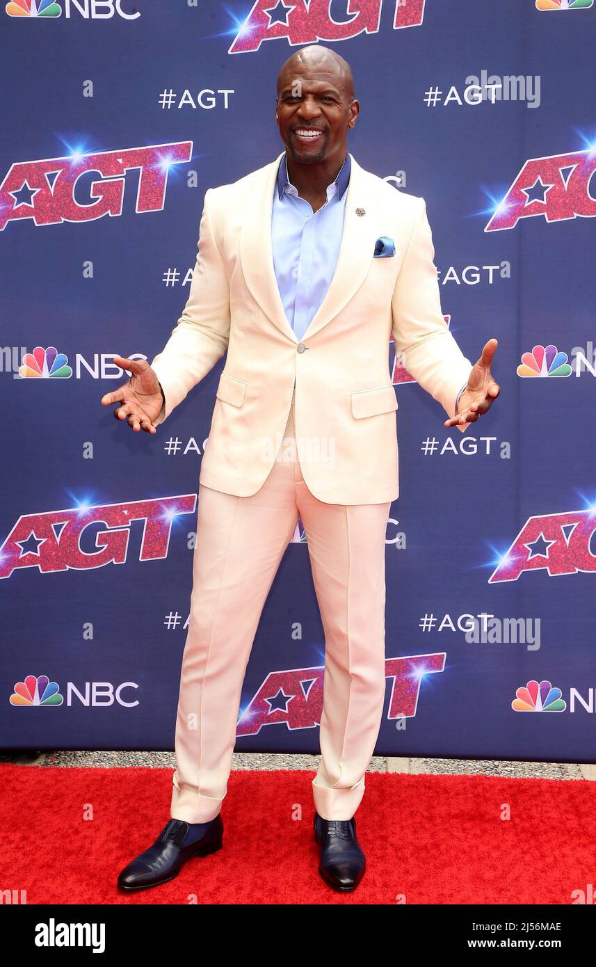 19. April 2022 - Pasadena, Kalifornien - Terry Crews. „America’s Got Talent“-Saison 17 Kick-Off Red Carpet fand im Pasadena Civic Auditorium statt. Foto: AdMedia/Sipa USA Stockfoto