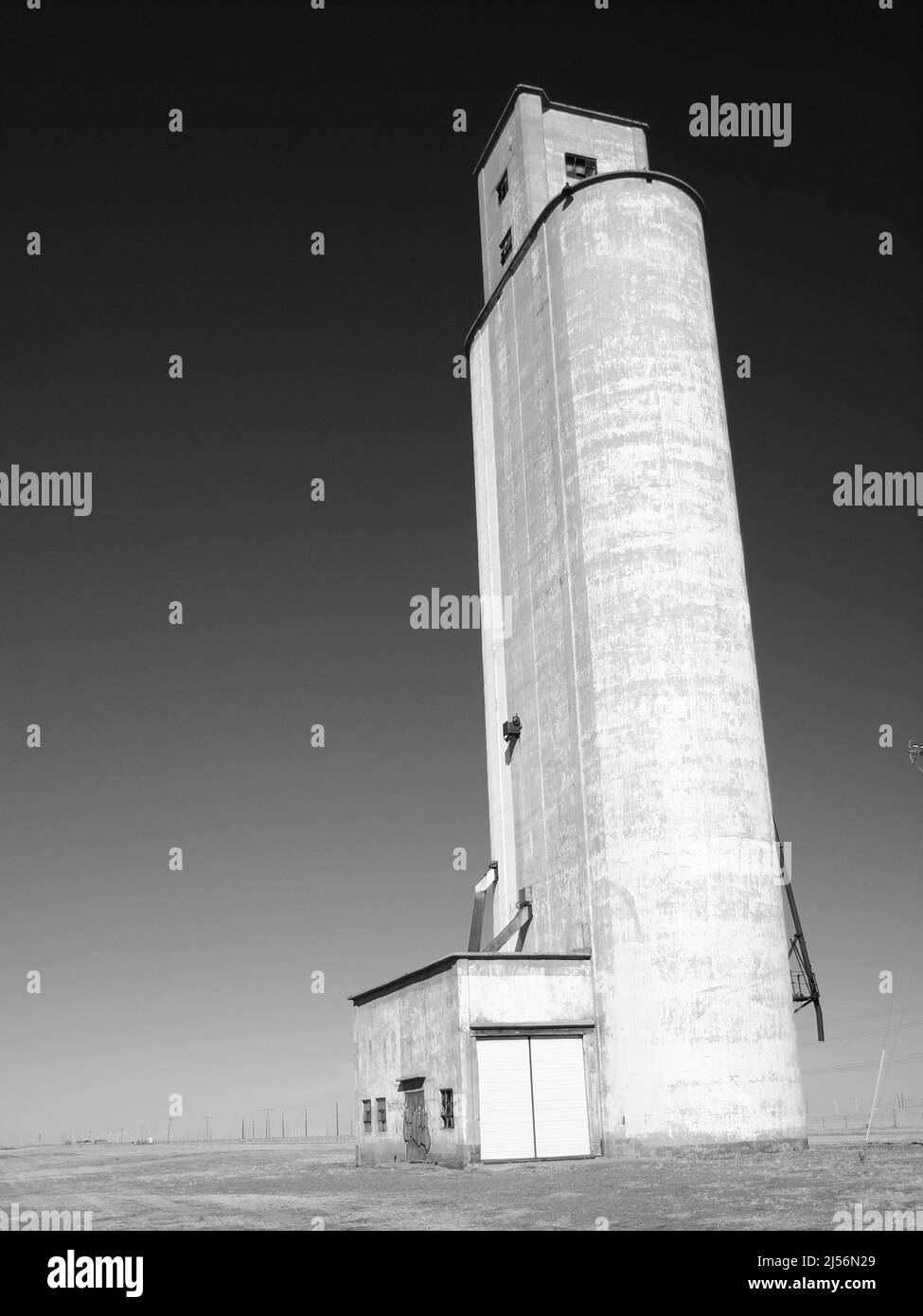 Adrian, Texas entlang der US Route 66. Auch bekannt als „Mittelpunkt von Route 66“ Stockfoto