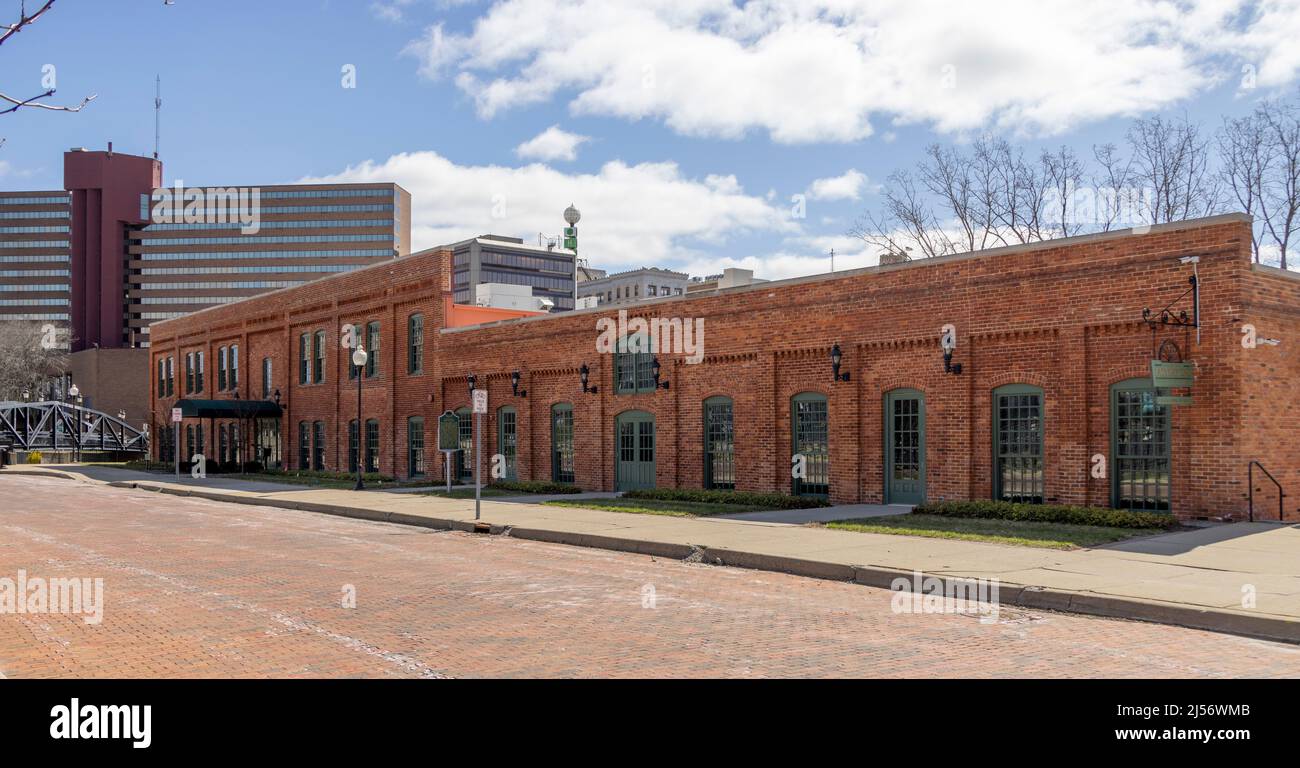 Durant-dort Factory One, Geburtsort von General Motors, Flint, Michigan, USA Stockfoto