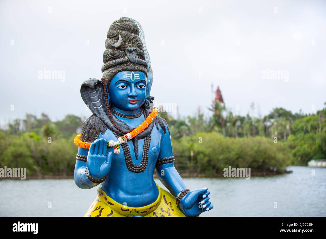 Statue des hinduistischen Gottes shiva. Stockfoto