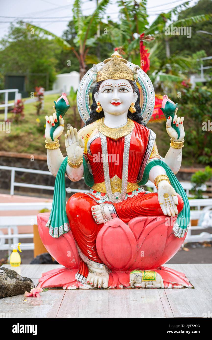 Statue der Hindu-Göttin Maa-Sharaswati Stockfoto