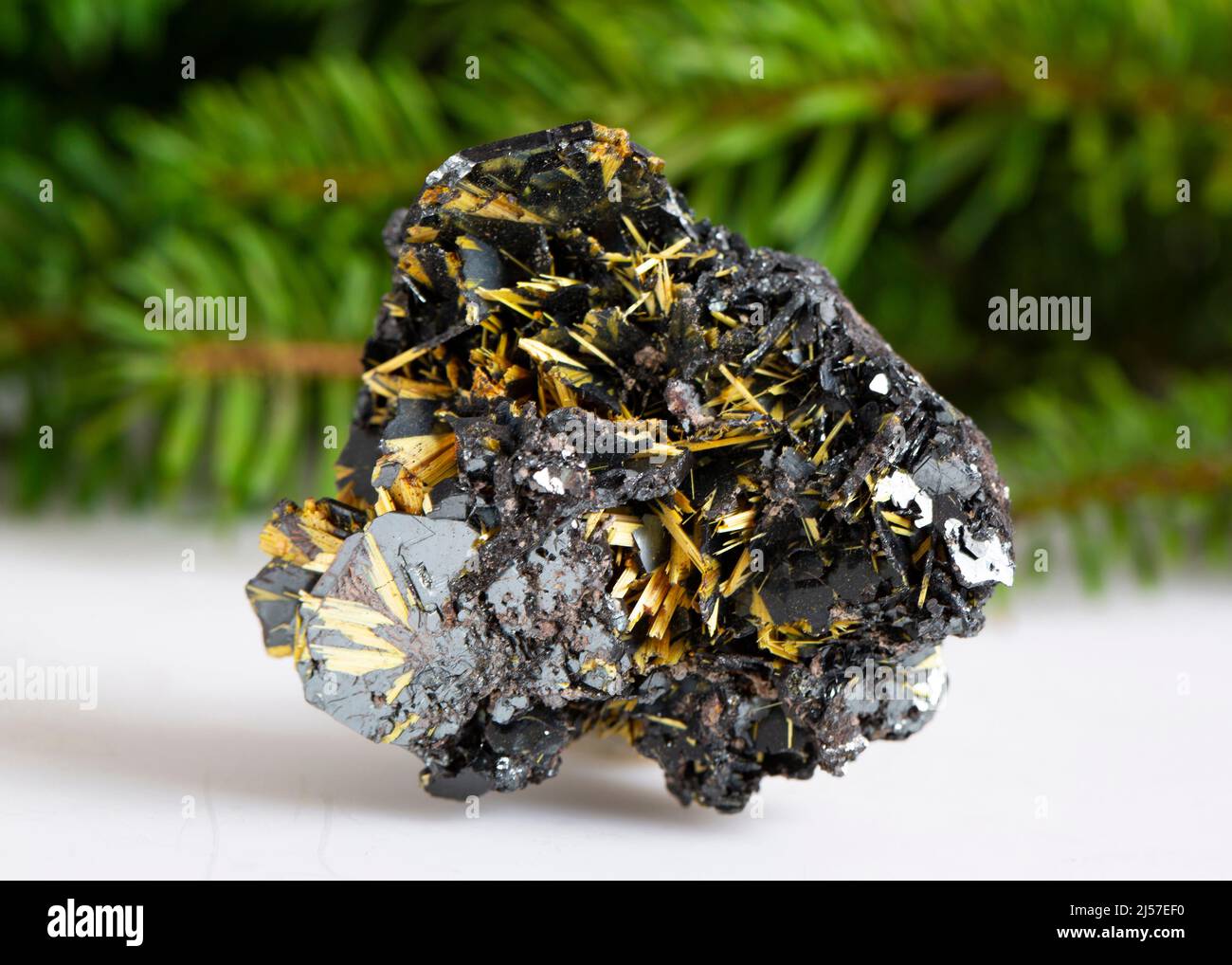 Mineral Probe Stein Gesteinsgeologie Edelstein Kristall Stockfoto