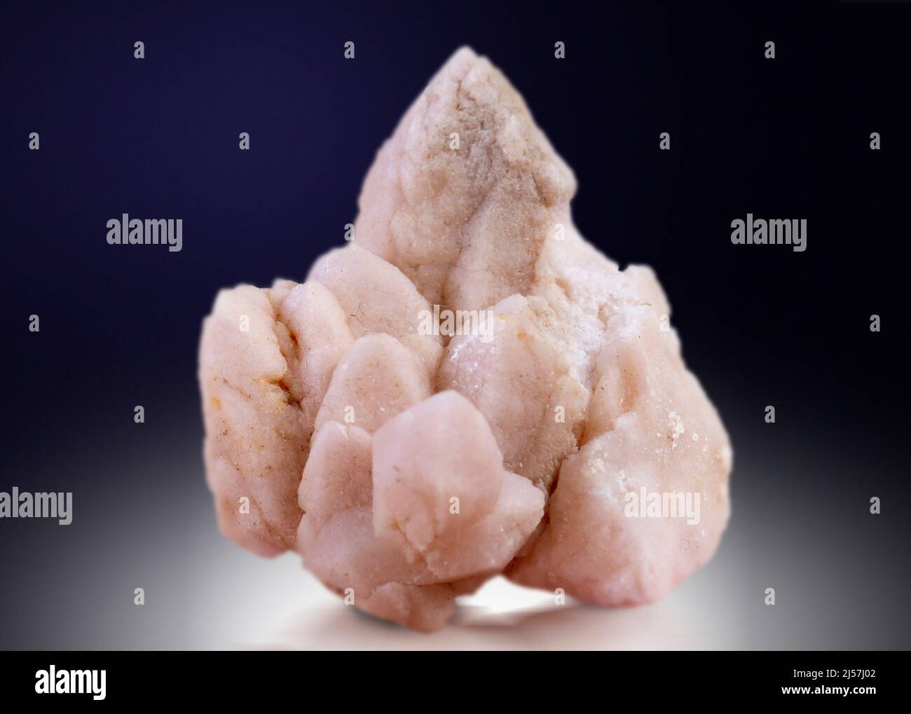 Rosa Quarz Mineral Probe Stein Geologie Edelstein Kristall Stockfoto