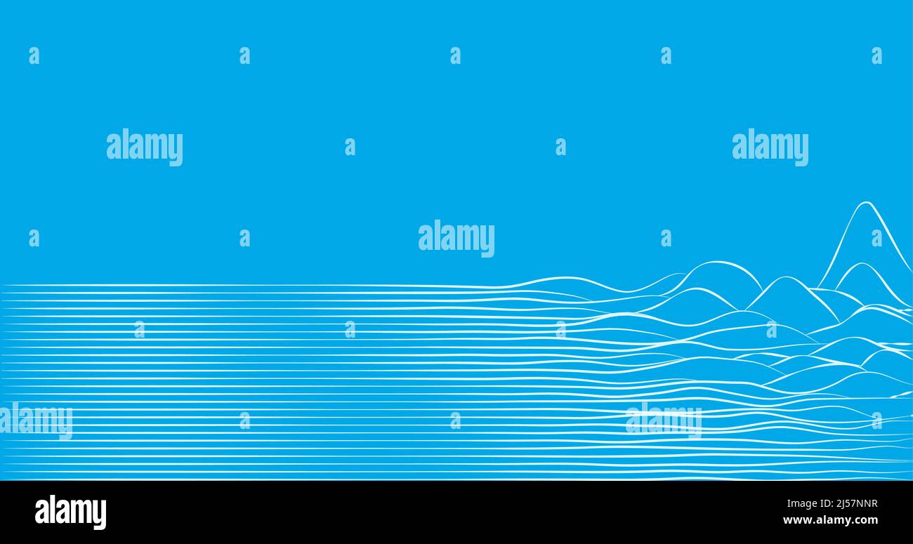 Abstrakt blau moderne dynamische Welle Design Hintergrund Vektor Stock Vektor