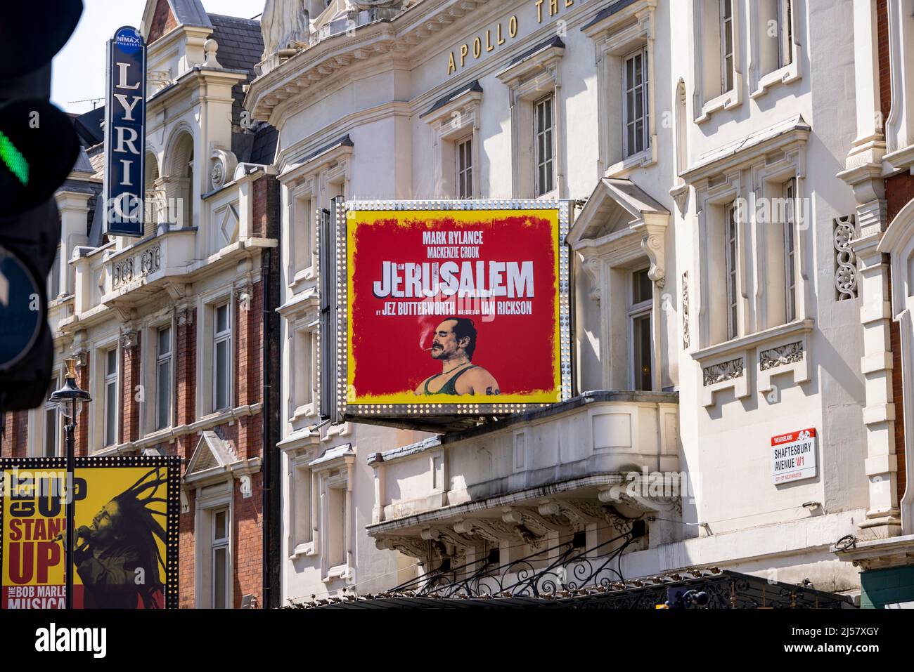 Foto zeigt: West End Theater Shaftesbury Avenue Jerusalem Bild von Gavin Rodgers/ Pixel8000 Stockfoto