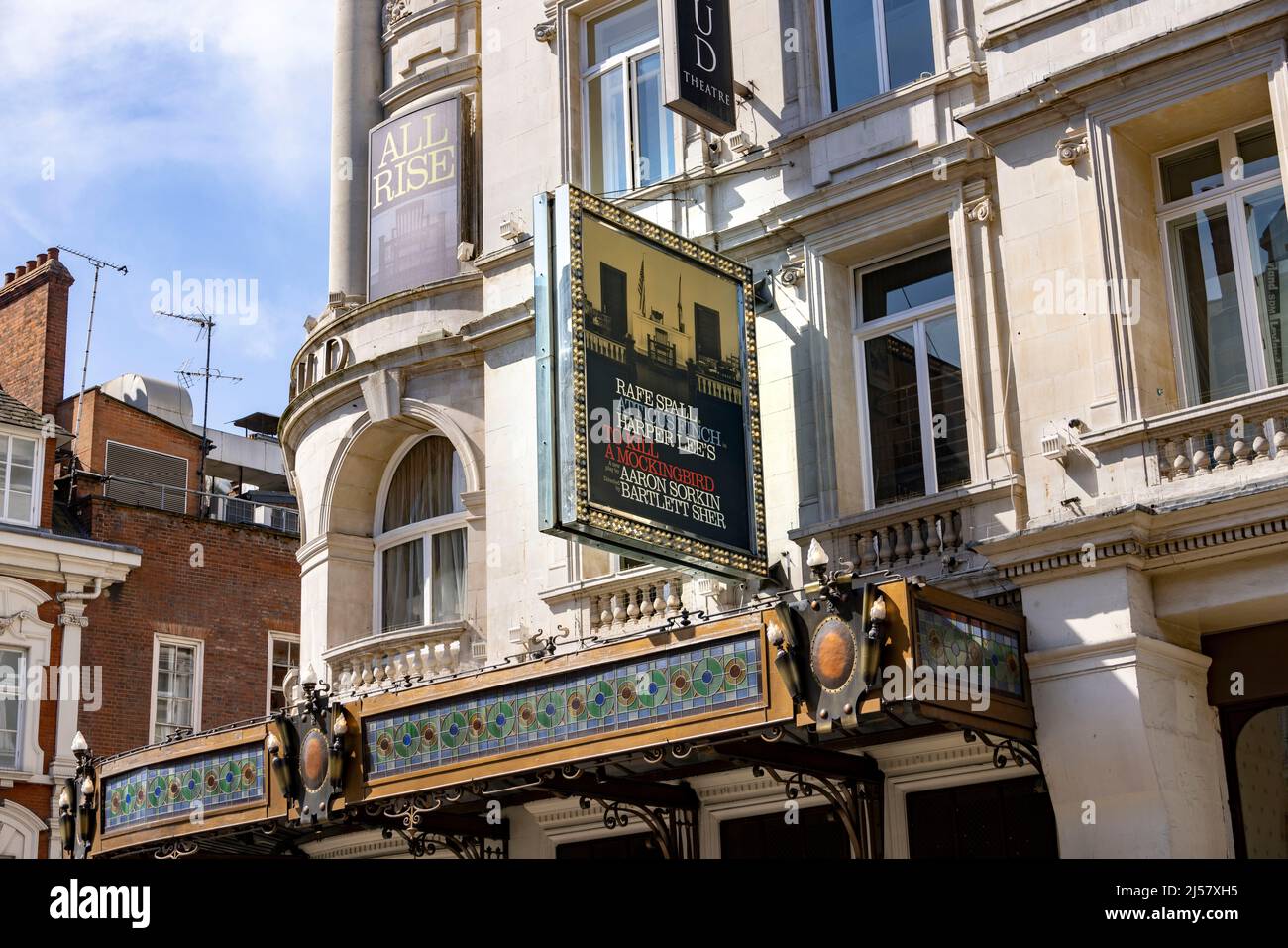 Foto zeigt: West End Theatres Shaftesbury Avenue to Kill a Mocking Bird Rafe Spall Bild von Gavin Rodgers/ Pixel8000 Stockfoto