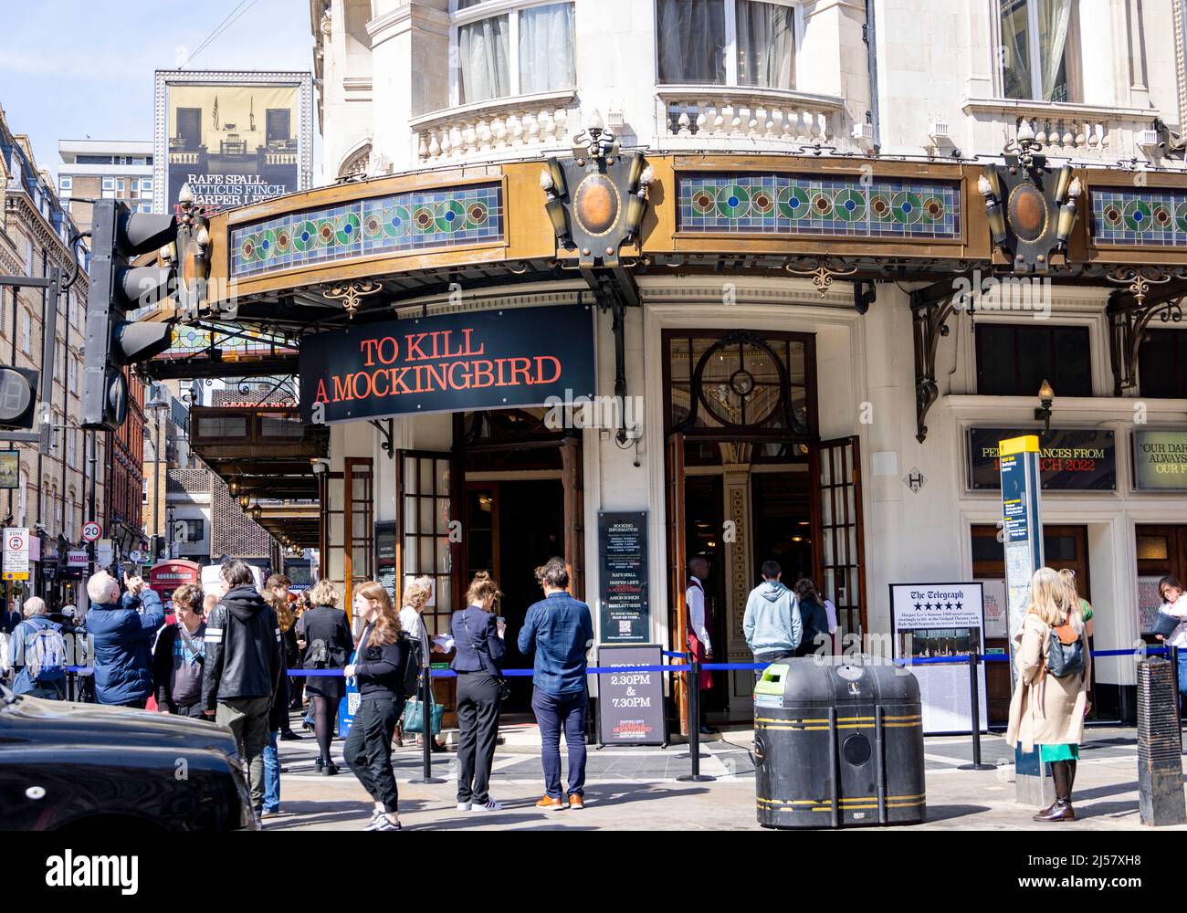 Foto zeigt: West End Theatres Shaftesbury Avenue to Kill a Mocking Bird Rafe Spall Bild von Gavin Rodgers/ Pixel8000 Stockfoto