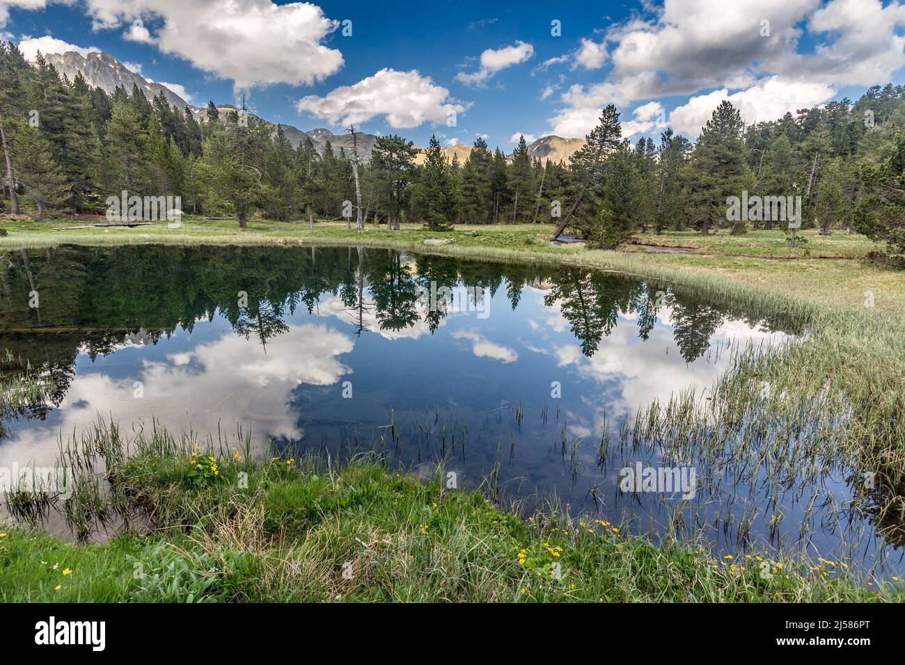 Batisielles See, Posets Maladeta Naturpark, spanische pyrenäen Stockfoto