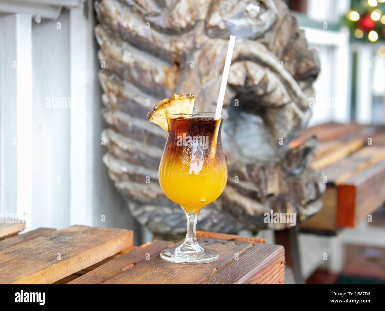 Mai Tai, Tahiti Nui, Hanalei, Hawaii, USA Stockfoto
