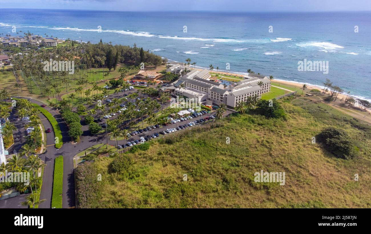 Sheraton Kauai Coconut Beach Resort, Kapaʻa, Hawaii, USA Stockfoto