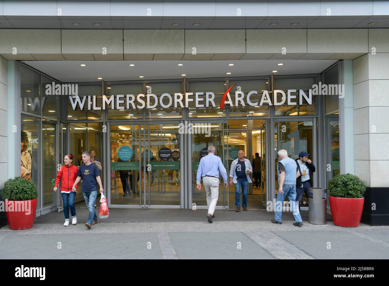 Wilmersdorfer Arcaden, Wilmersdorfer Straße, Charlottenburg, Berlin, Deutschland Stockfoto