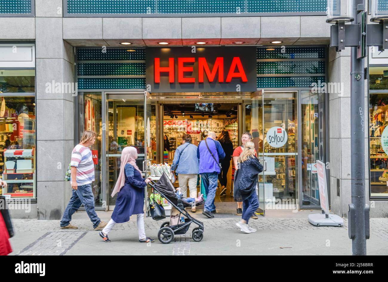 Hema, Wilmersdorfer Straße, Charlottenburg, Berlin, Deutschland Stockfoto