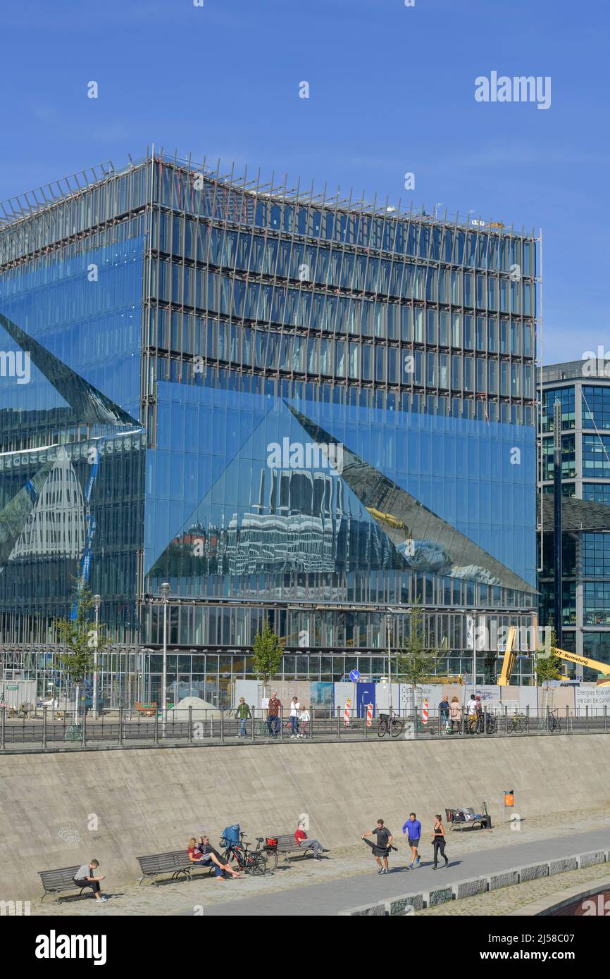 Bürogebäude Cube, Washingtonplatz, Moabit, Mitte, Berlin, Deutschland Stockfoto