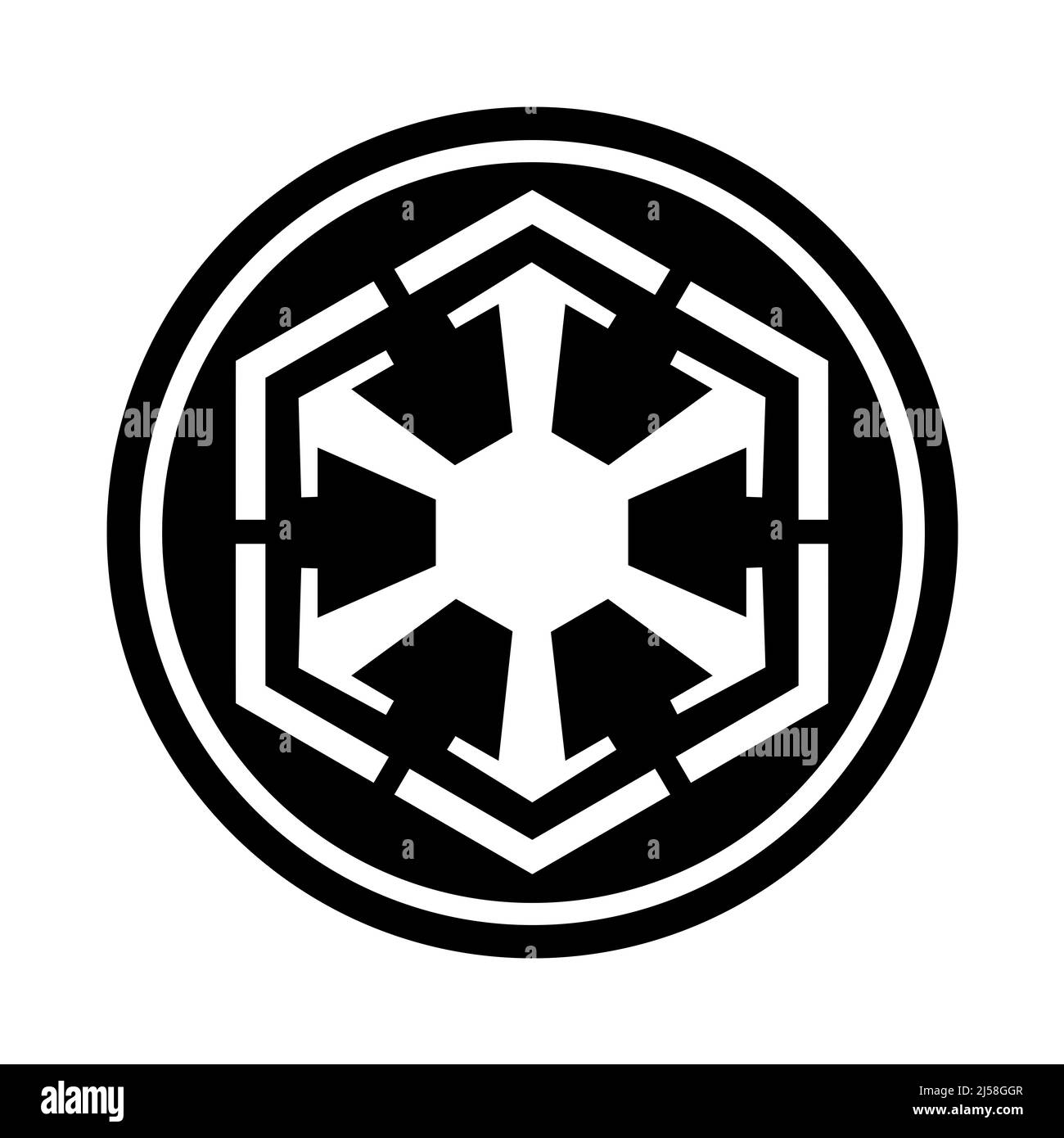 Symbol für Sith-Imperium Stockfoto