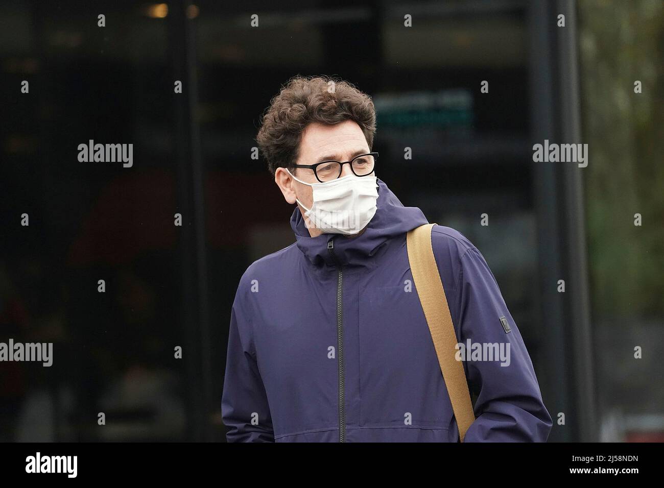 Imola, Italien. 21. April 2022. 04/21/2022, Autodromo Enzo e Dino Ferrari, Imola, Formula 1 Rolex Gran Premio del Made in Italy e dell'Emilia Romagna 2022, im Bild Team Manager Mattia Binotto (Scuderia Ferrari Mission winnow) Credit: dpa/Alamy Live News Stockfoto