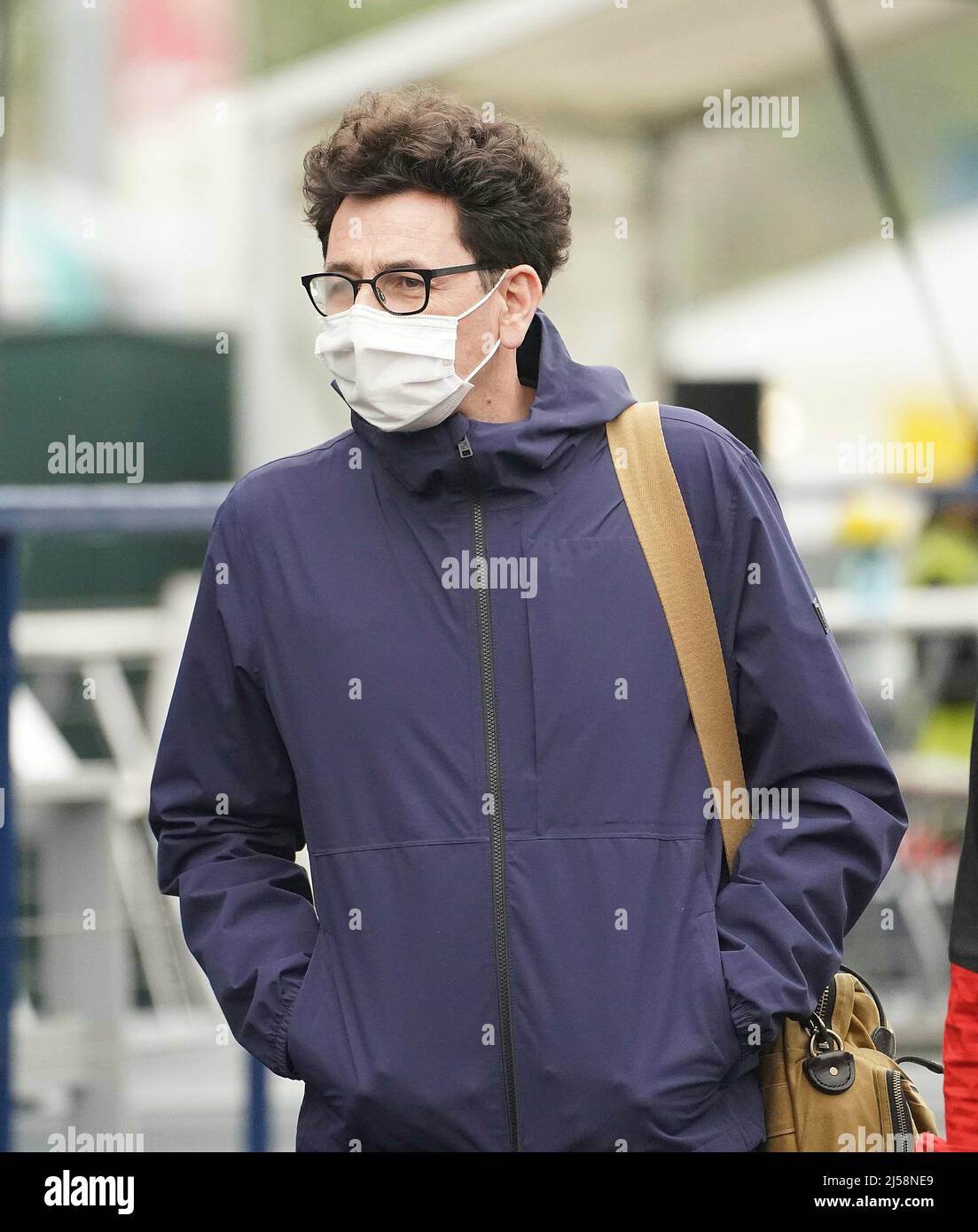 Imola, Italien. 21. April 2022. 04/21/2022, Autodromo Enzo e Dino Ferrari, Imola, Formula 1 Rolex Gran Premio del Made in Italy e dell'Emilia Romagna 2022, im Bild Team Manager Mattia Binotto (Scuderia Ferrari Mission winnow) Credit: dpa/Alamy Live News Stockfoto