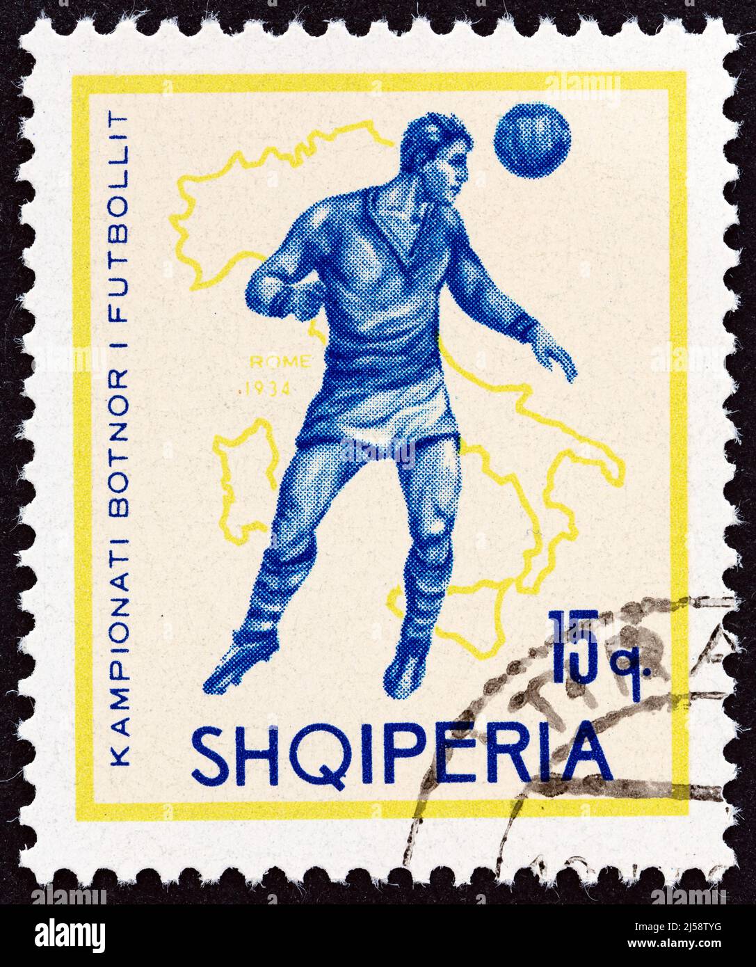 Mappa dell'albania italiana Fotos und Bildmaterial in hoher Auflösung