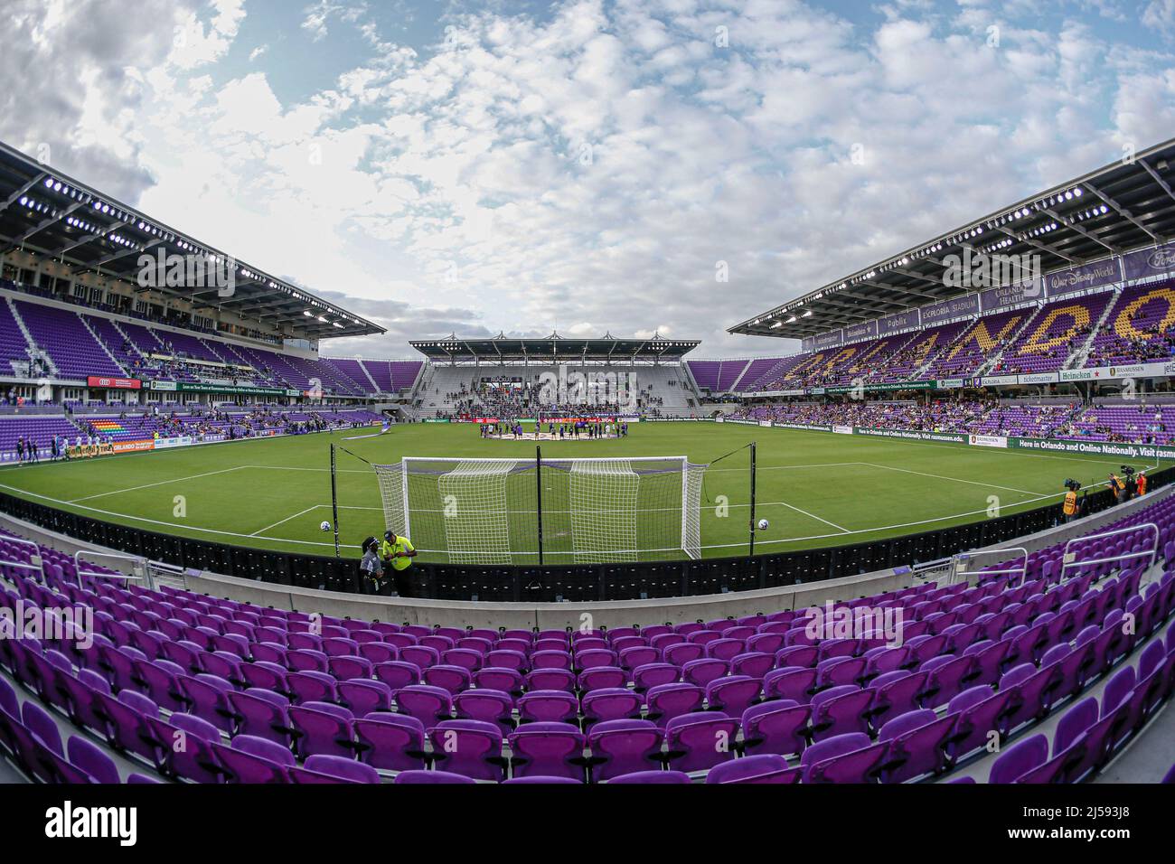 Orlando, FL: Eine allgemeine Ansicht des Platzes während der dritten Runde des Fußballmatches Lamar Hunt U.S Cup zwischen der Orlando City und den Tampa Bay Rowdies, Stockfoto